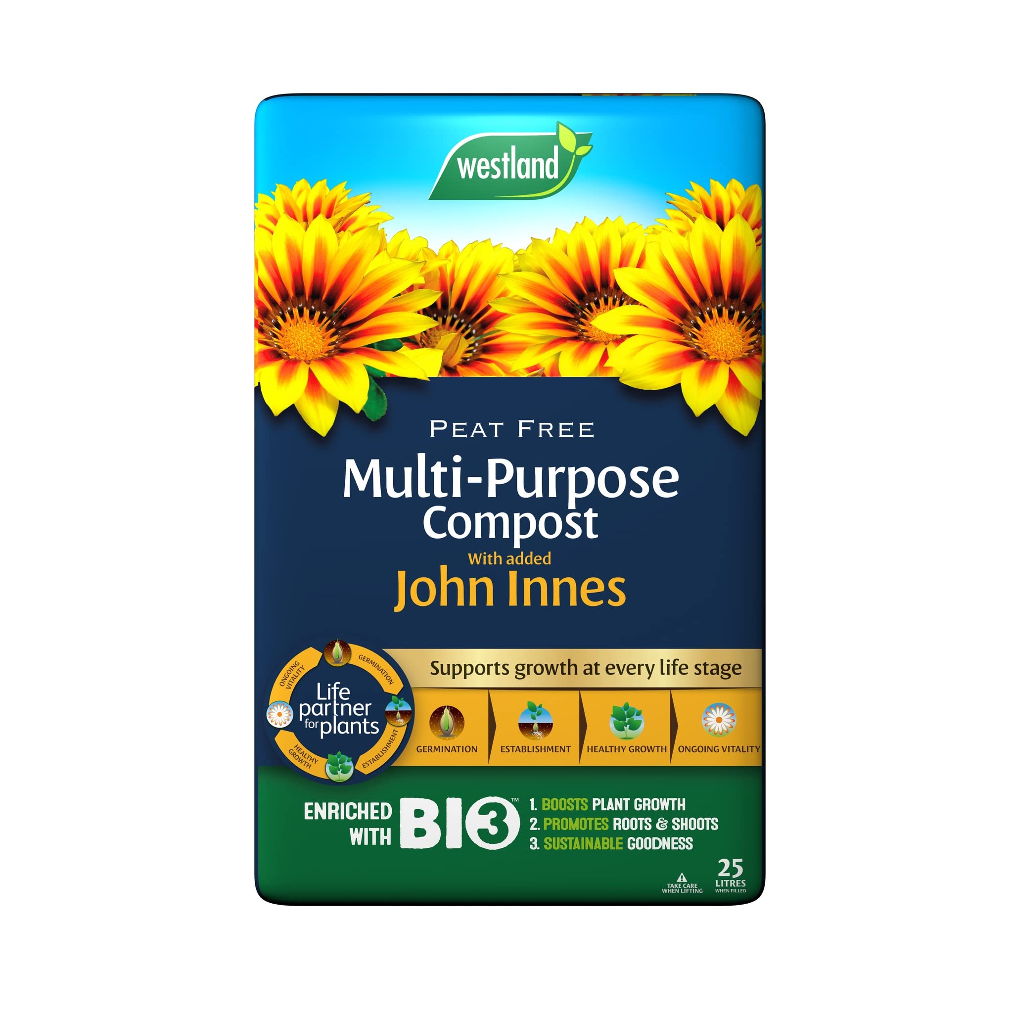 Multi Purpose Compost with John Innes Peat Free 25L (10100177)