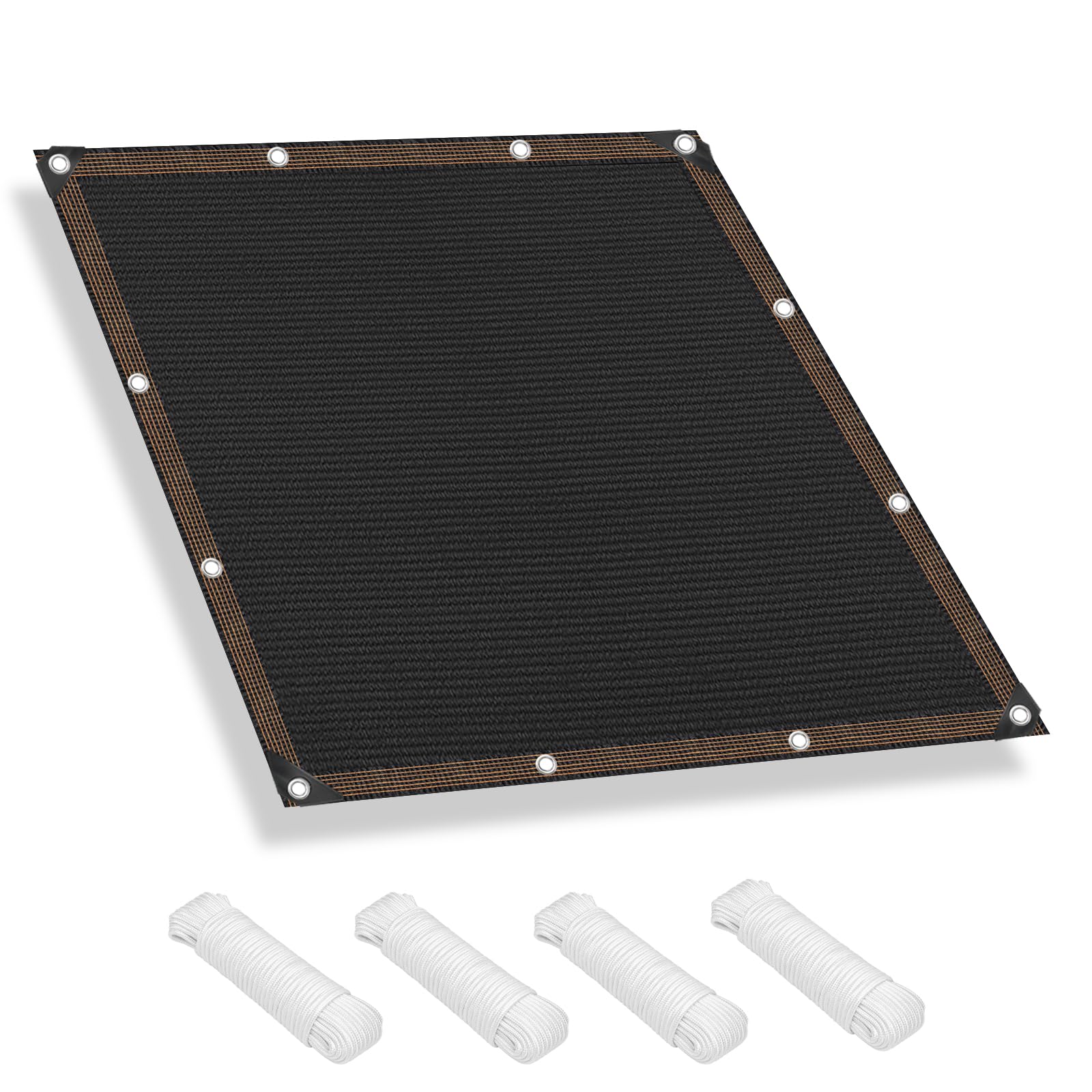 GLDYTVF 6x12m Rectangular Shade Net with Eyelets - 90% UV Protection Weatherproof & Tear-Resistant Ideal for Balcony Garden & Outdoor Sun Protection