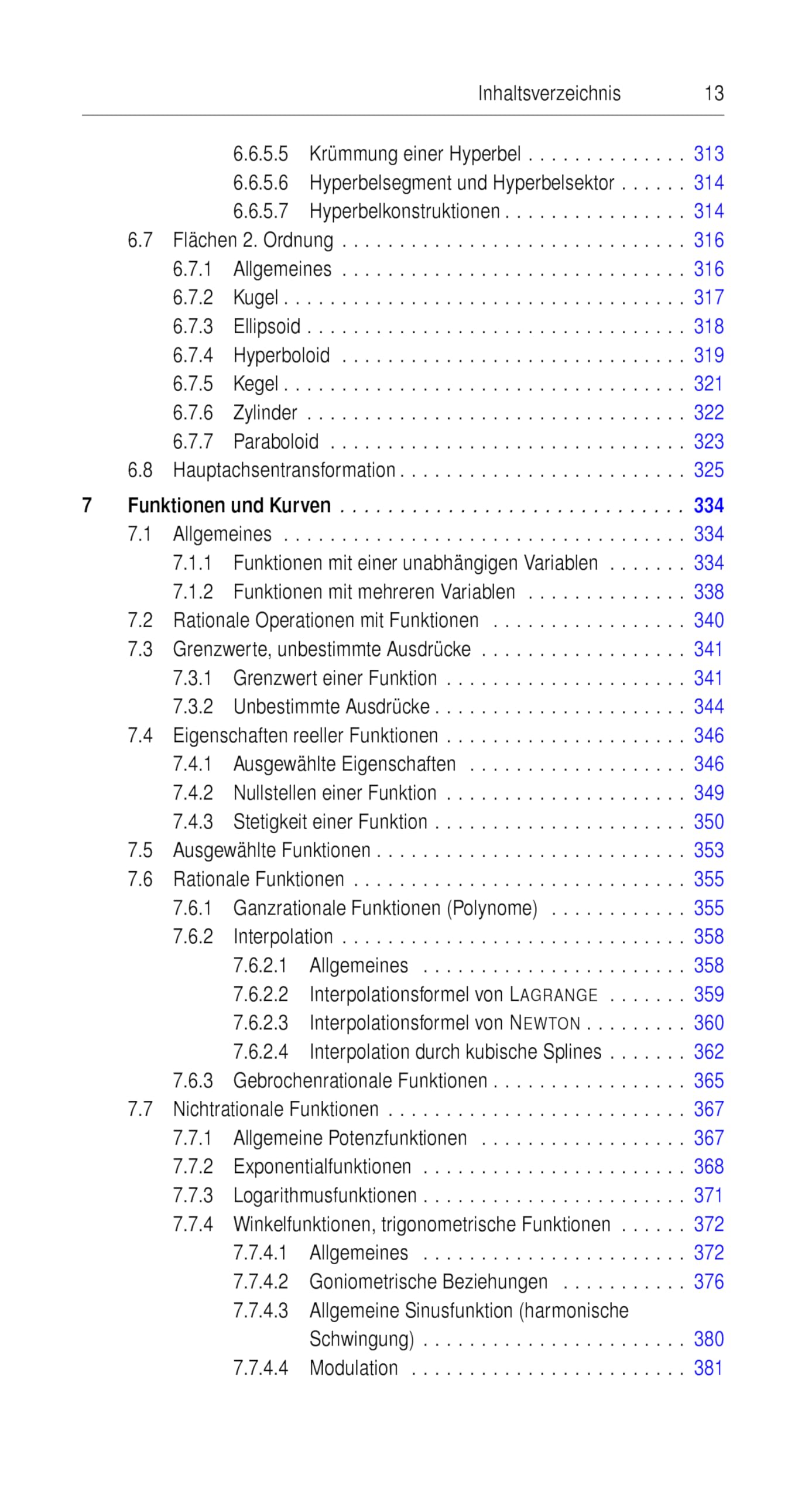 Taschenbuch mathematischer Formeln für Ingenieur- und Naturwissenschaften