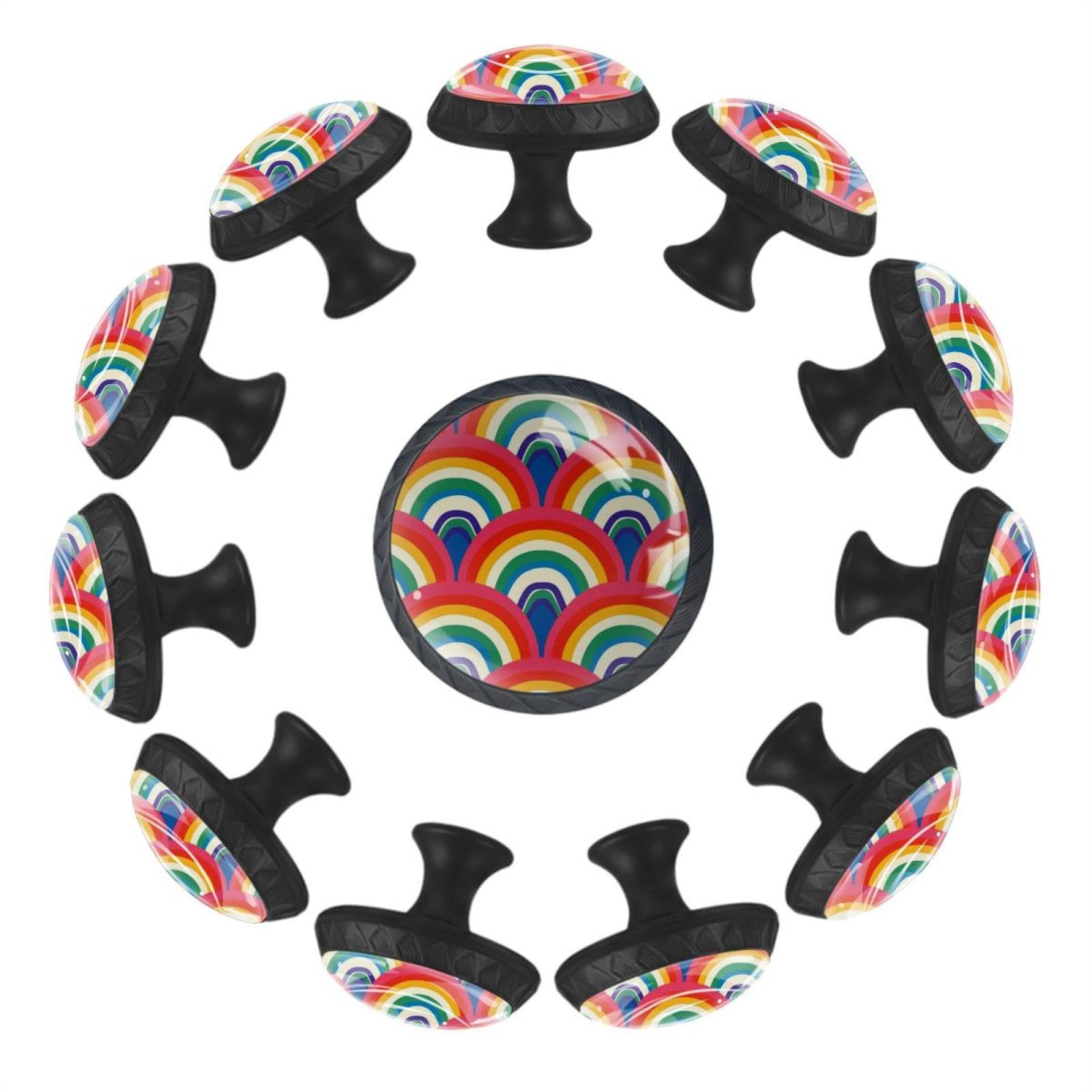 Boutons de tiroir ronds ergonomiques et mignons pour commode lot de 12