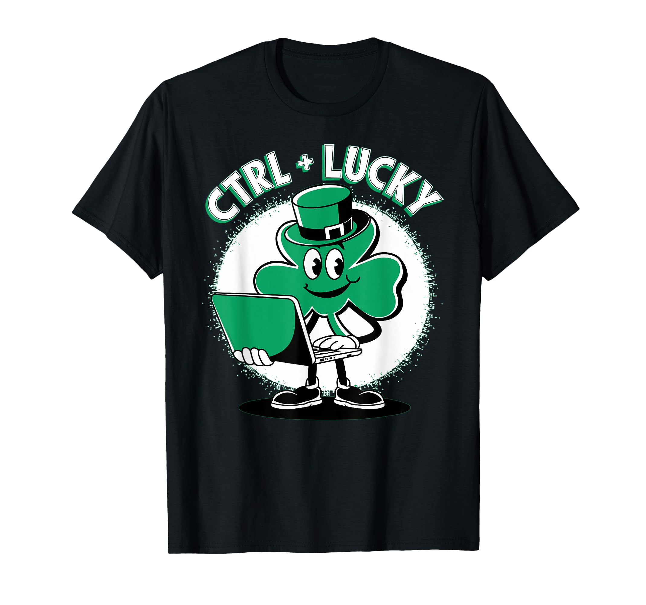 CTRL + Lucky Programmer Luck of the Irish St. Patrick’s Day T-Shirt