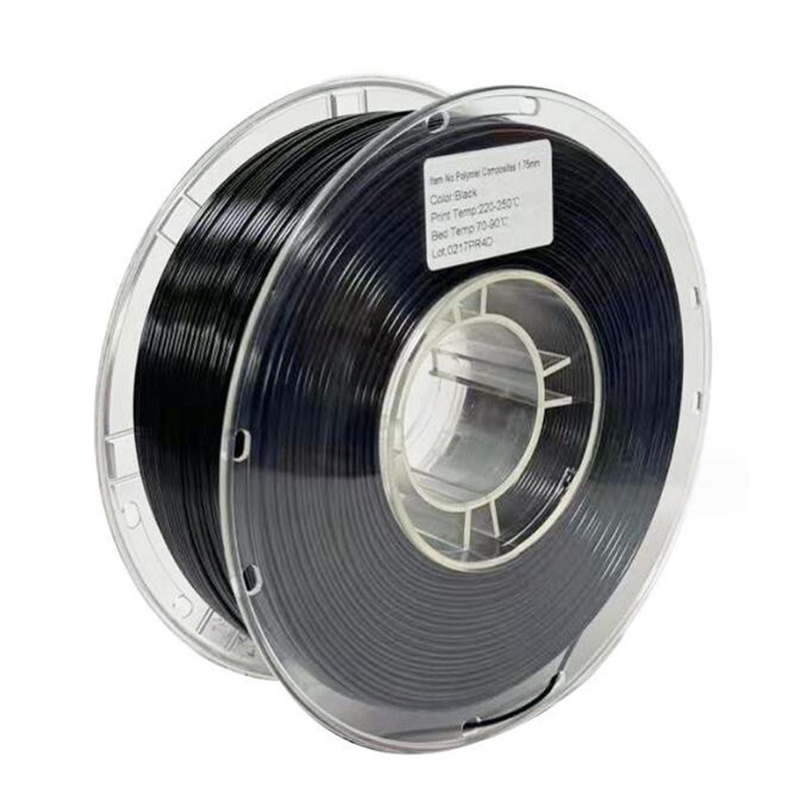 Consommables imprimantes, matériau composite polymère 3D, matériau spécial de composant structurel de 1,75 mm 1 kg, adapté à une utilisation en plein air,Noir