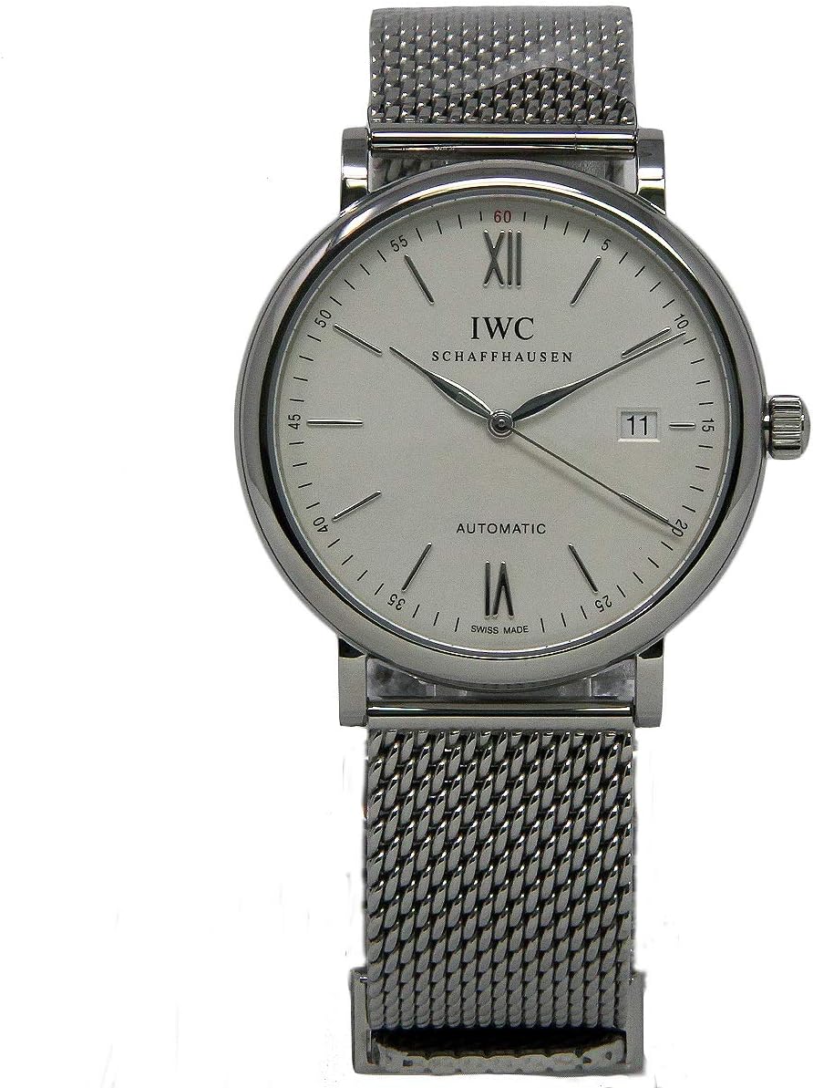 IWCNew IW356505 Portofino Automatic 40mm Silver Steel Box/Paper/Warranty #IW13