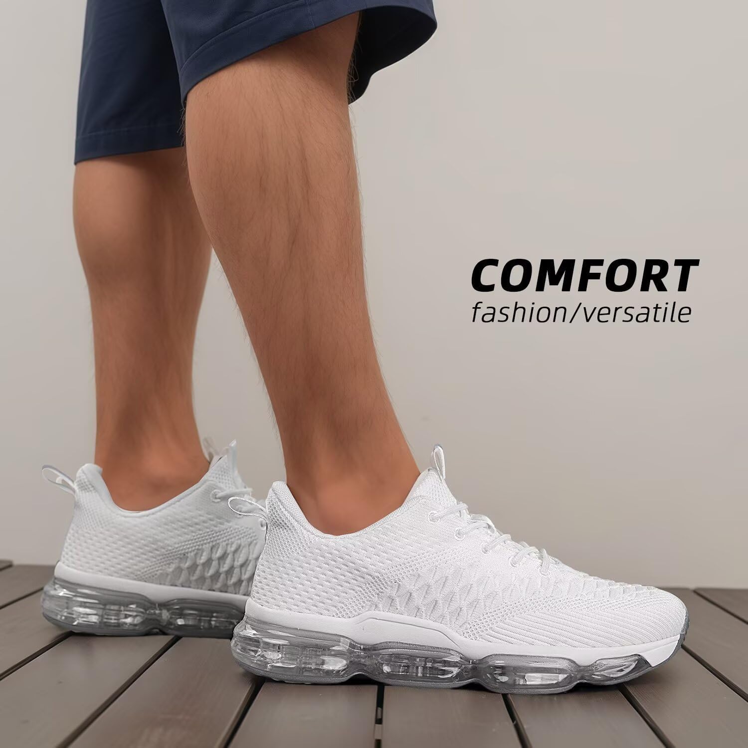 Mens Air Cushion Running Shoes Fashion Casual Walking Tennis Sneakers Non Slip Breathable Trail Sport Gym - Image 2