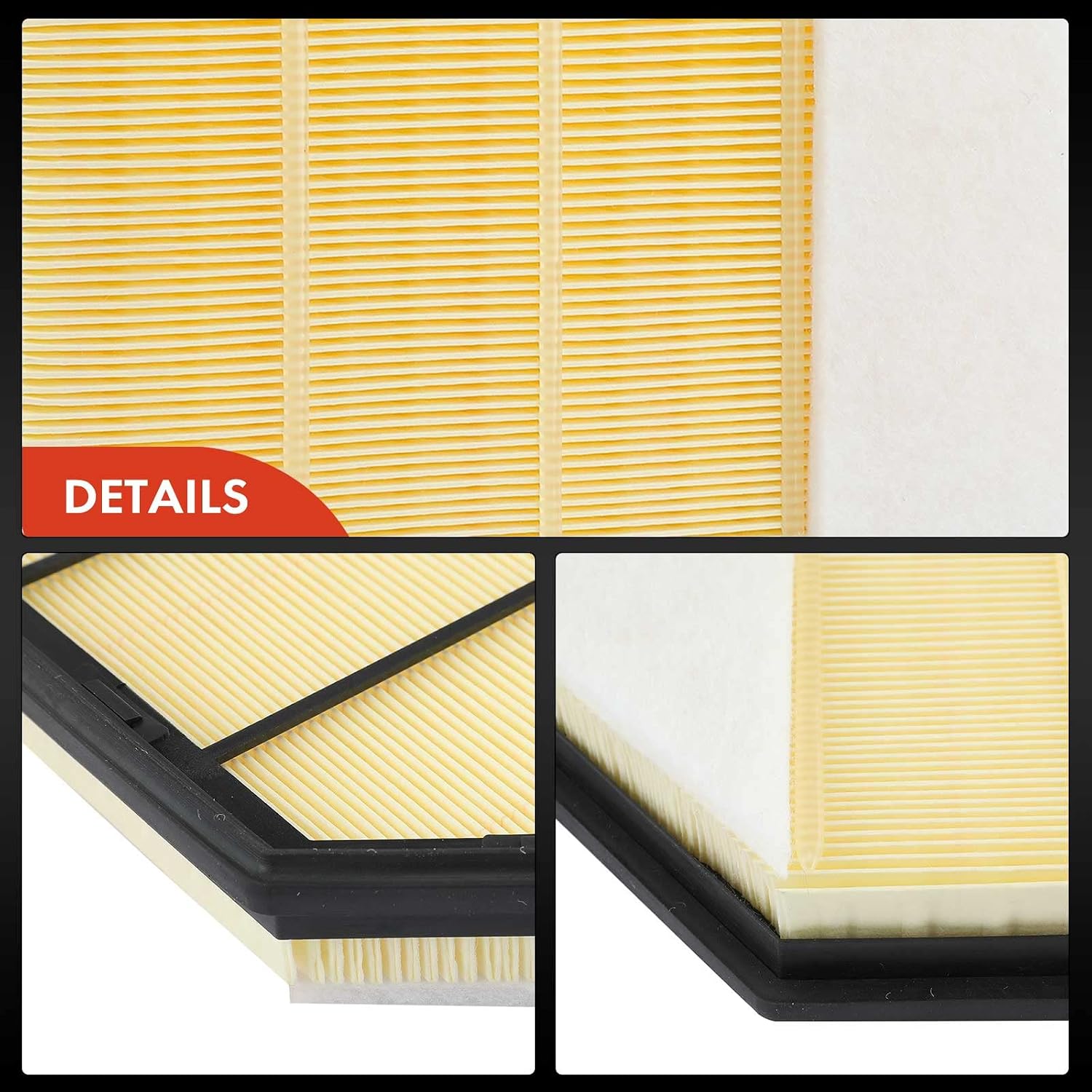 A-Premium 2-PC Engine Air Filter Compatible with BMW X5/X6 M50i Model 2020-2023, X7 M50i Model 2020-2022, Alpina XB7 2021-2022, V8 4.4L, Left and Right, Replace# 13718482642, 13718482641