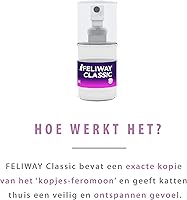 Vista 5 de Feliway Espray portátil calmante con feromonas clásicas para gatos (20 mL)