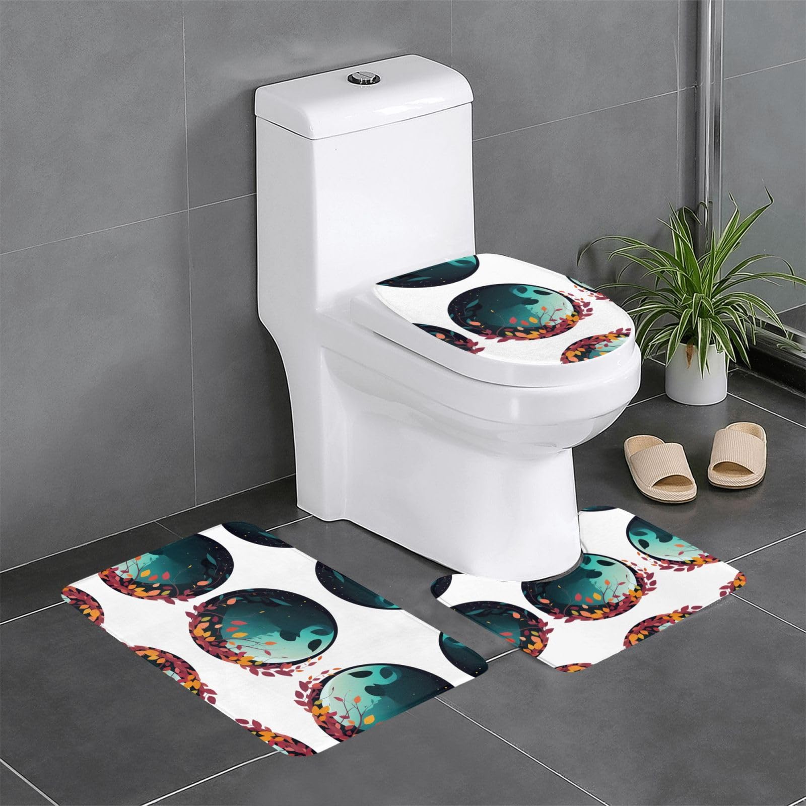 Tapis de salle de bain antidérapants WHJDPP absorbants et sécurisés pour douche
