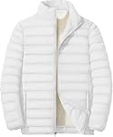 MAGINVIT Men's Puffer Jackets Lightweight Warm Windproof Coat Water-Repellent Windbreaker Quilted Jacket Winter Fall Spring