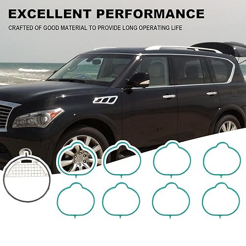 Miniatura 7 de MS96945 Juego de juntas de colector de admisión, se adapta a Nissan Armada 2005-2017, NV2500 NV3500 2008-2012, 2008-2012 Pathfinder, Titan 5.6L