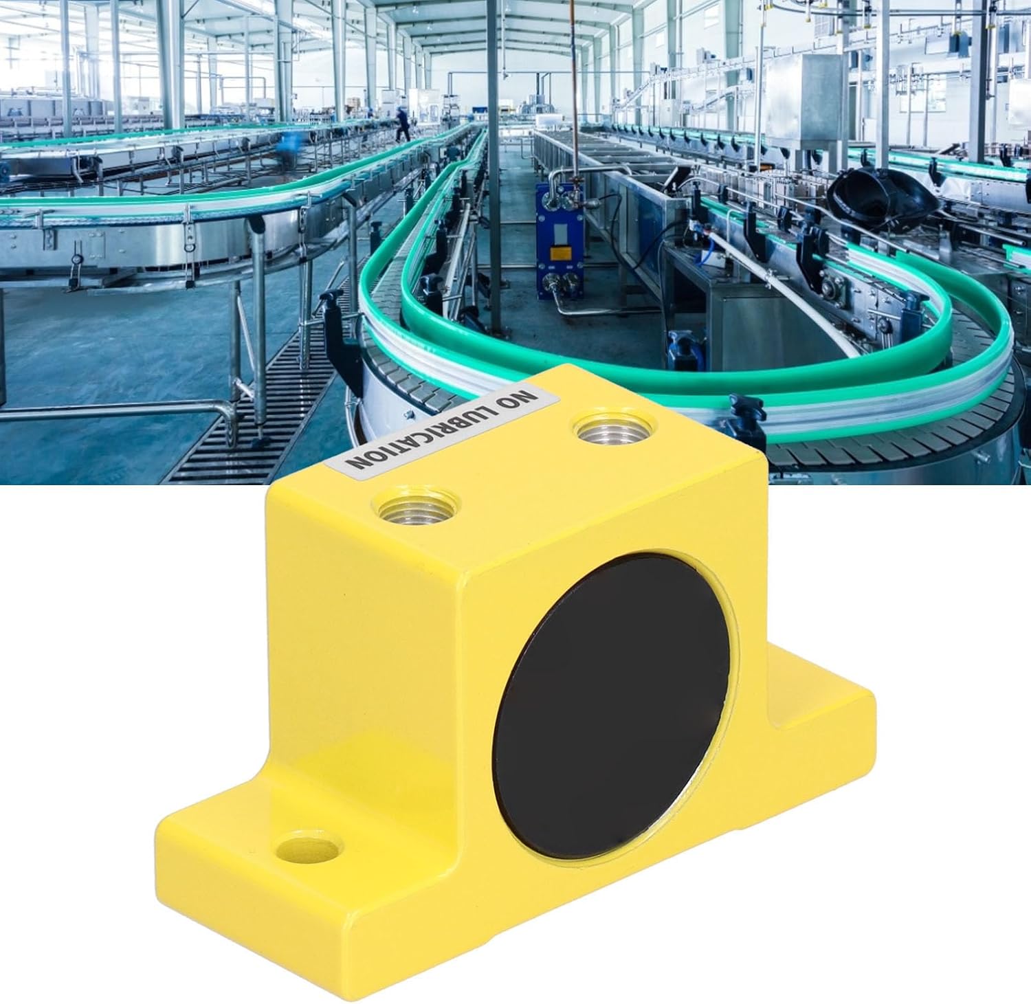 Pneumatic Vibrator, Stable Aluminum Alloy Pneumatic Turbine Vibrator, Air Turbine Vibrator, Eccentric Rotation Vibrator for Vibrating Platform (GT13)