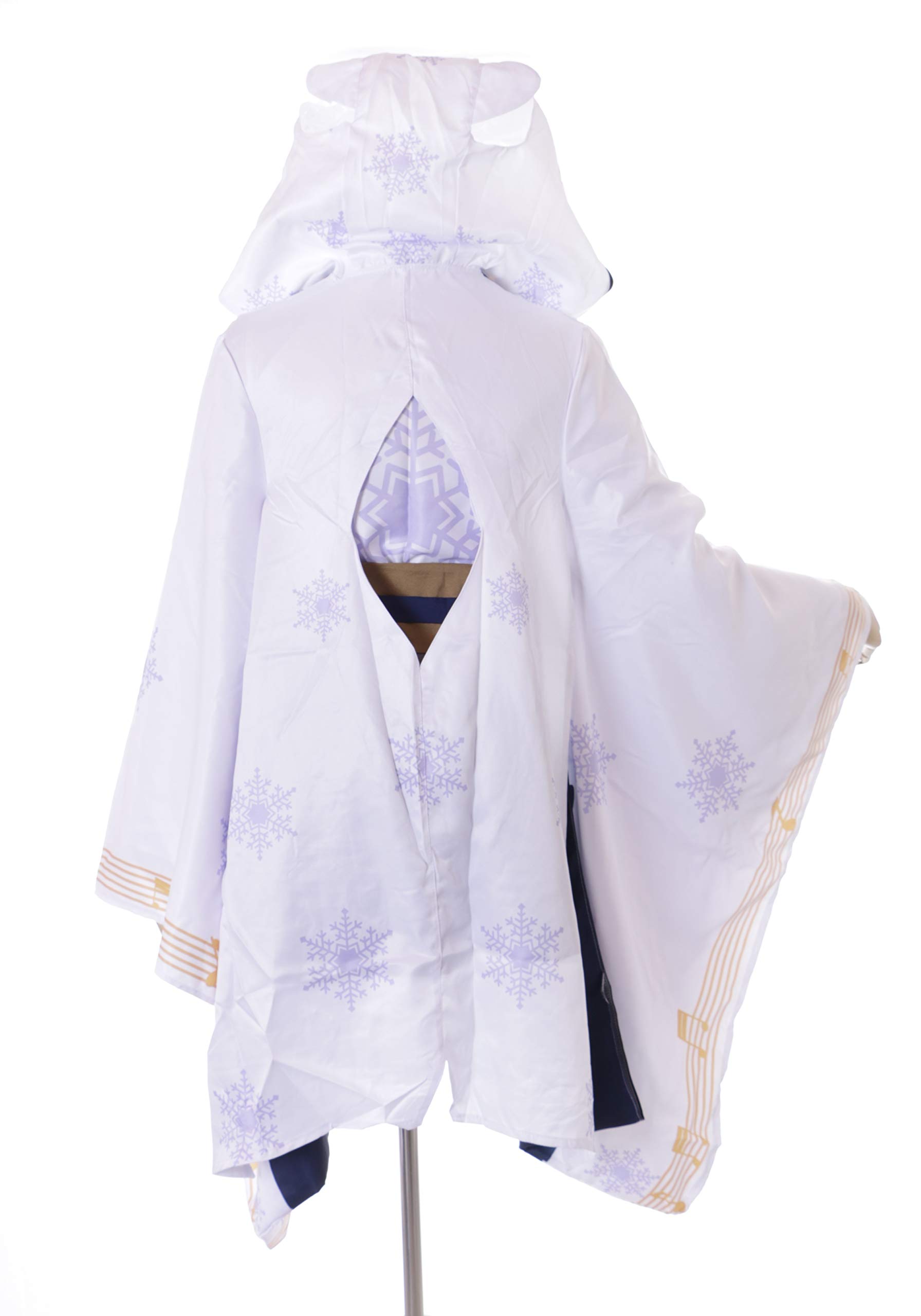 Kawaii-Story MN-117 Vocaloid Miku śnieg czarownica Yuki Onna biały japoński kimono 8-częściowy kostium Cosplay (L)