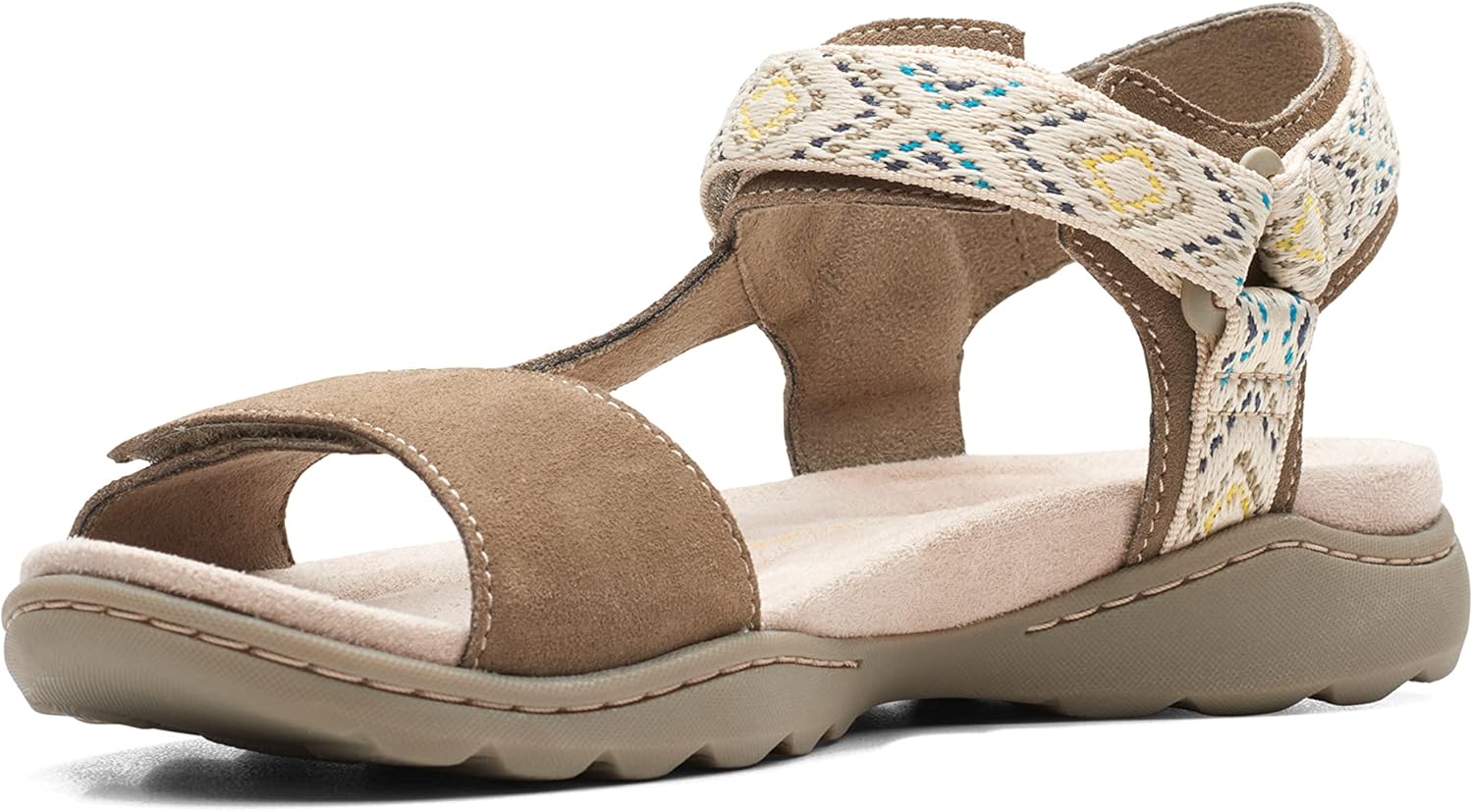 Buy Clarks Womens Amanda Step Flat Sandal at Ubuy Kuwait