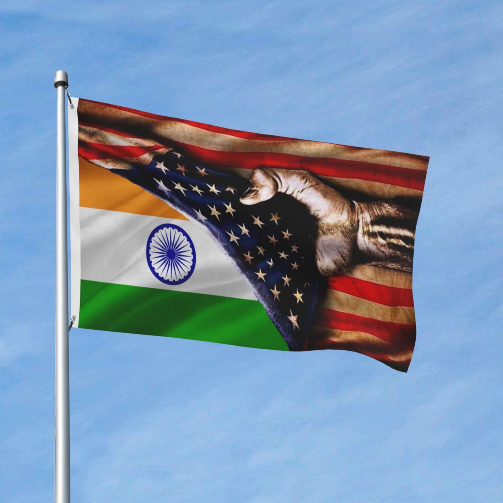 AZ FLAG USA Riding Indian Circle Flag - 3x5 Feet (150x90cm), 100D Polyester, 2 Grommets, For Indoor/Outdoor