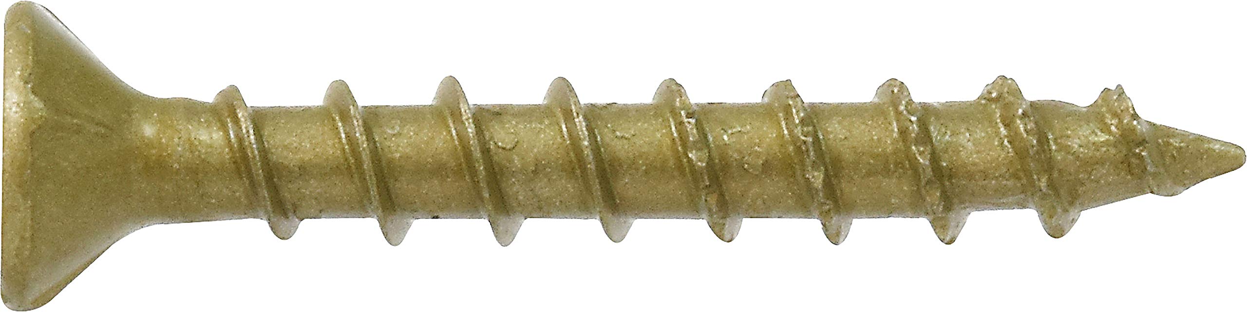 Power Pro Multi-Material Screws - #10 X 2-¾ Inch Epoxy Coated For Wood, Metal, Concrete