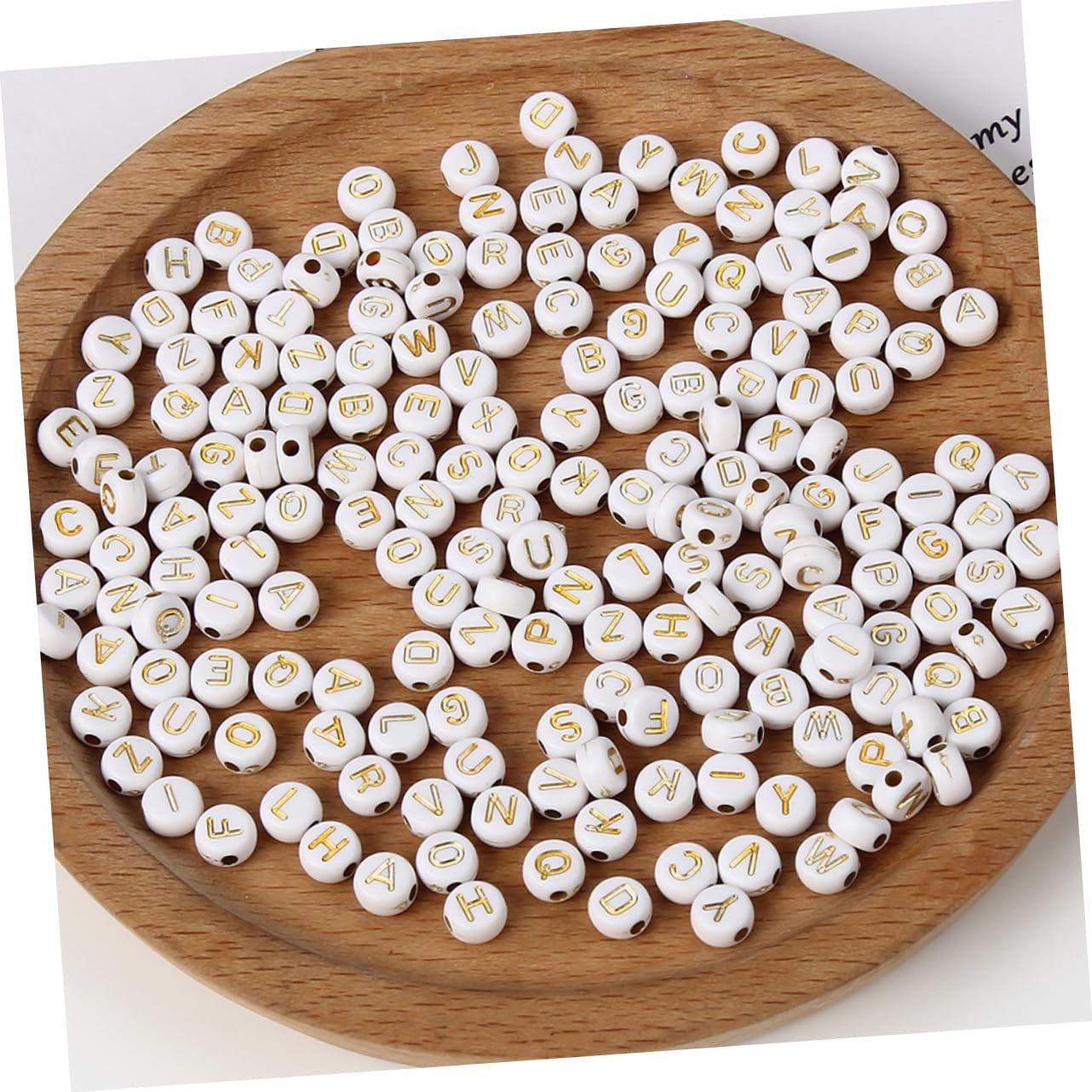 Operitacx 4000piezas Abalorios De Acrílico Letras Para Joyería Perfectos Para Pulseras Collares y Accesorios De Manualidades