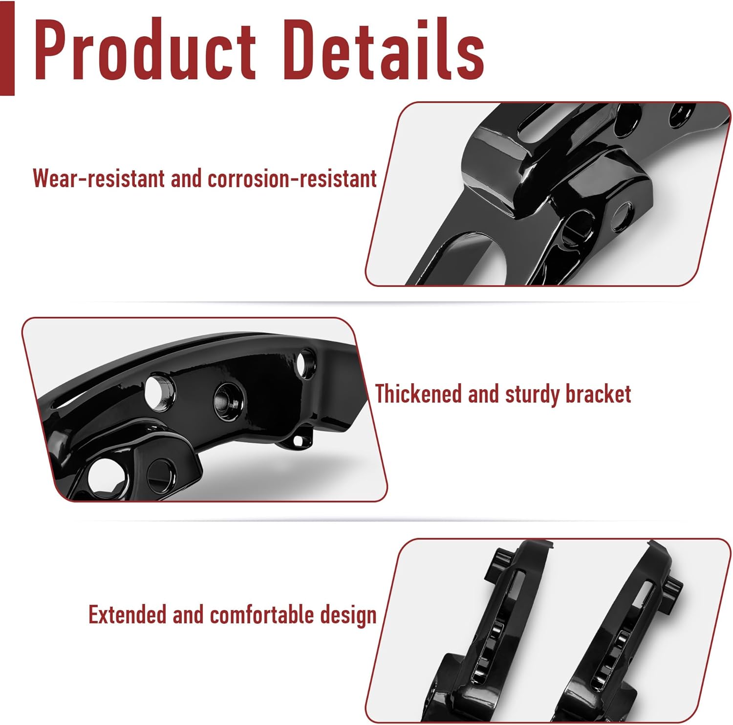 Motofunder Rear Fender Support Bracket Kit for Harley Touring Street Glide Electra Glide Road Glide Street Glide 2014-2025