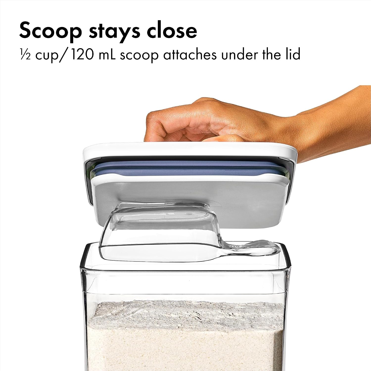 OXO Good Grips 2-Piece Prelabeled POP Container Set with Scoop