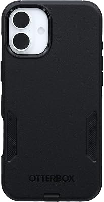 OtterBox iPhone 16 Plus Commuter Series Case - Black, Thin & - best apple iphone 16 plus case