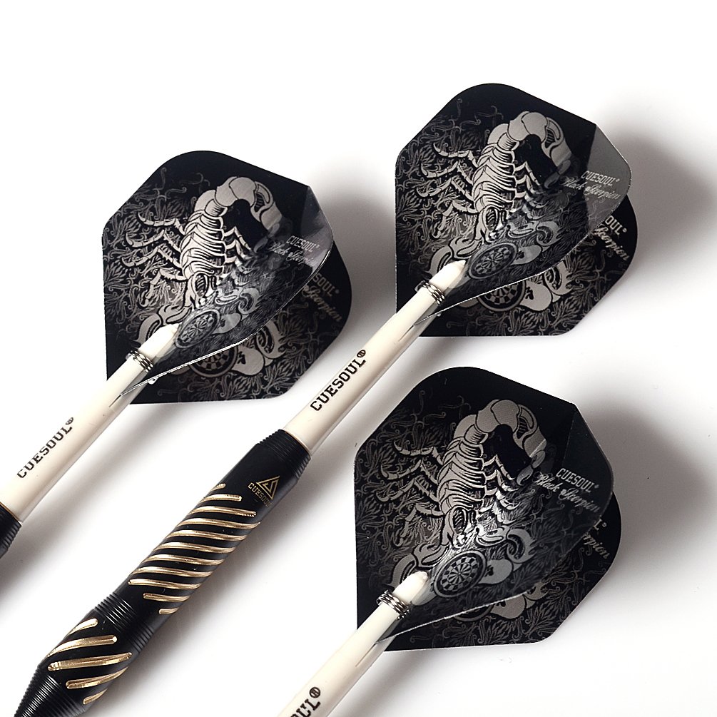 CUESOUL Black Scorpion Deluxe Steel Punte Freccette Set,20g