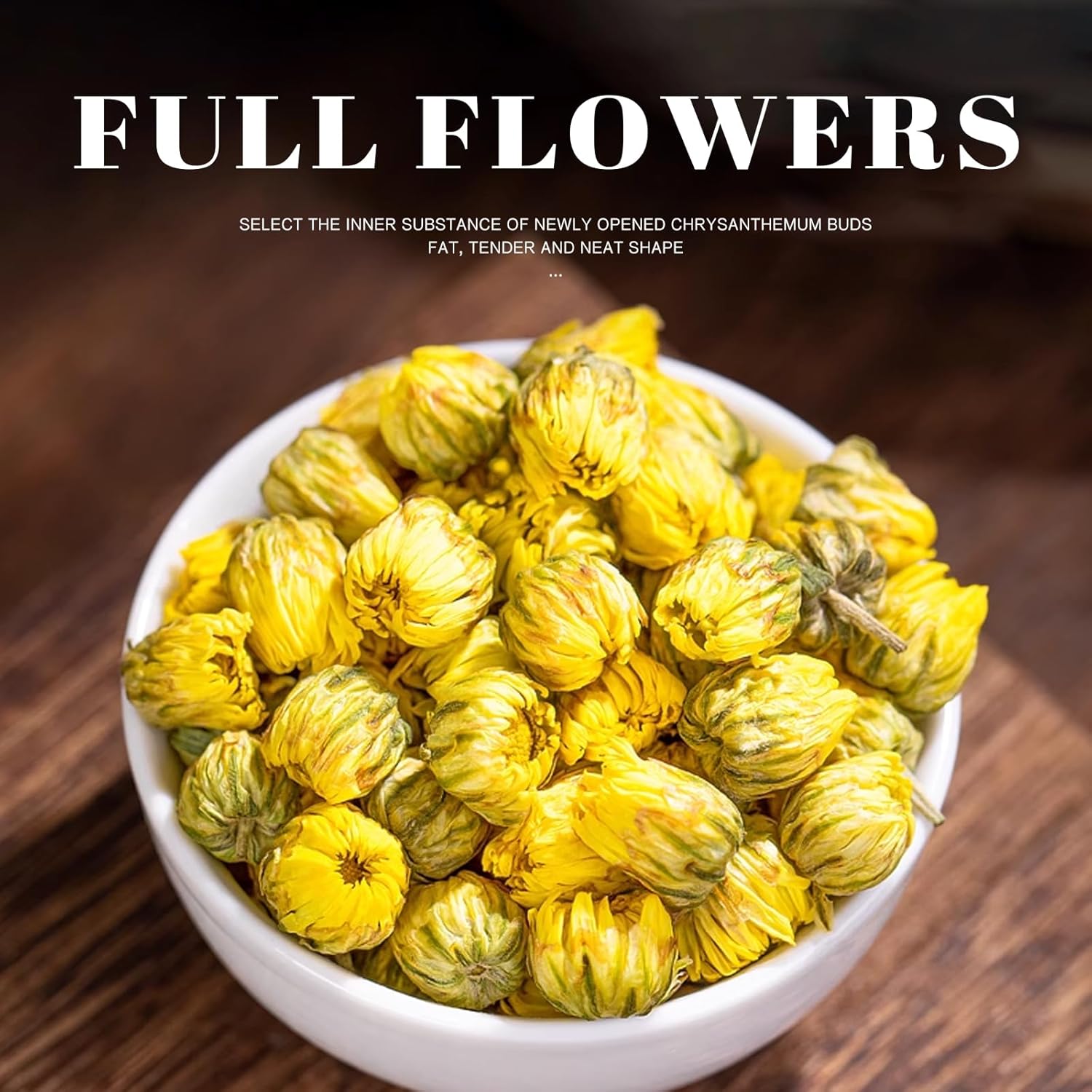 Premium Asian Chrysanthemum Tea - 3.52 oz loose leaf dried flowers, tire chrysanthemum tea with a strong floral aroma and no caffeine, great for relaxation and leisure! - Image 3