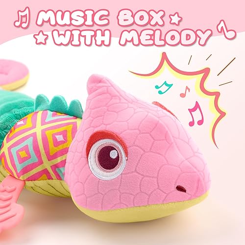 Miniatura 2 de Juguetes para bebés de 0 a 6 a 12 meses, juguetes de peluche musicales con arrugas multisensoriales, sonajeros y texturas, juguetes para bebés,