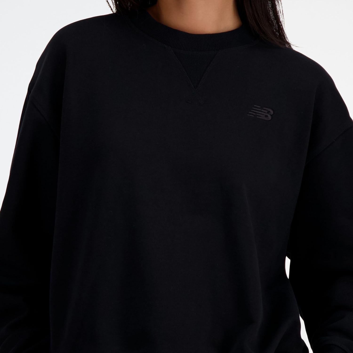 New Balance Womens Athletics French Terry Crew - Image 4