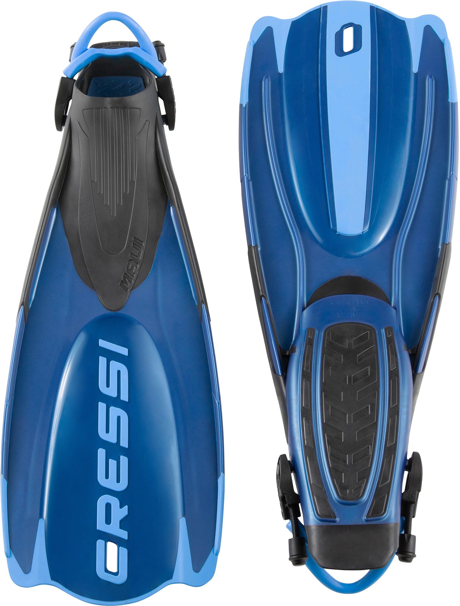 CRESSI Maui Short Fins - Pinne Corte Regolabili destinate a Nuoto e Snorkeling, Unisex Adulti