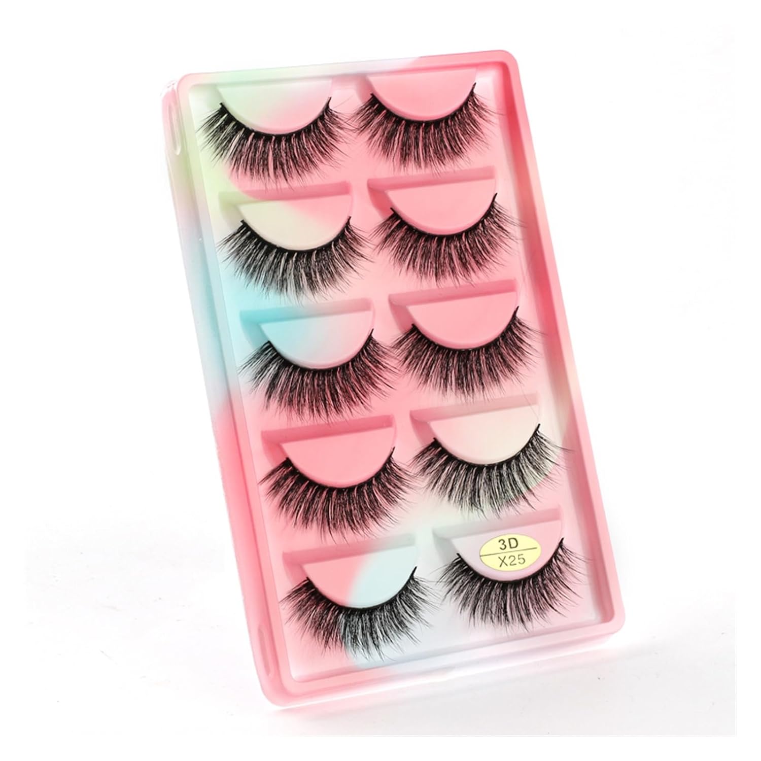 UAMOU 10 50 100 Boxes Mink Eyelashes Fluffy 3D Mink Lashes Makeup Natural Long Volume False Eyelashes Bulk