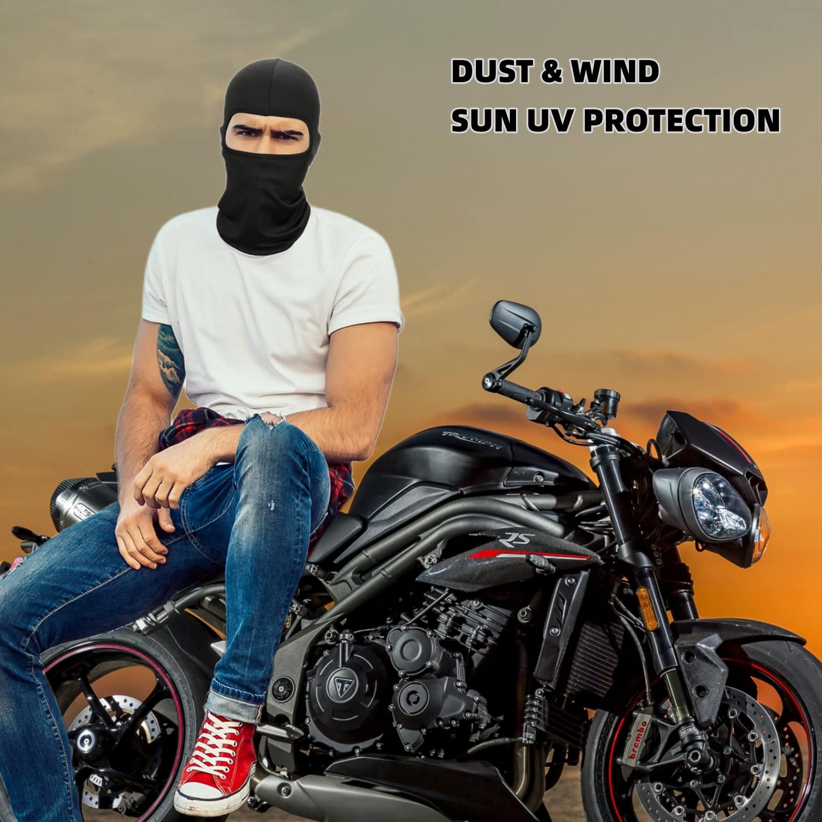 6 Pack Ski Mask Balaclava Pooh Shiesty Masks Full Face Cover for Men Women Sun and Winter Protection (6Pack-Multi-A)