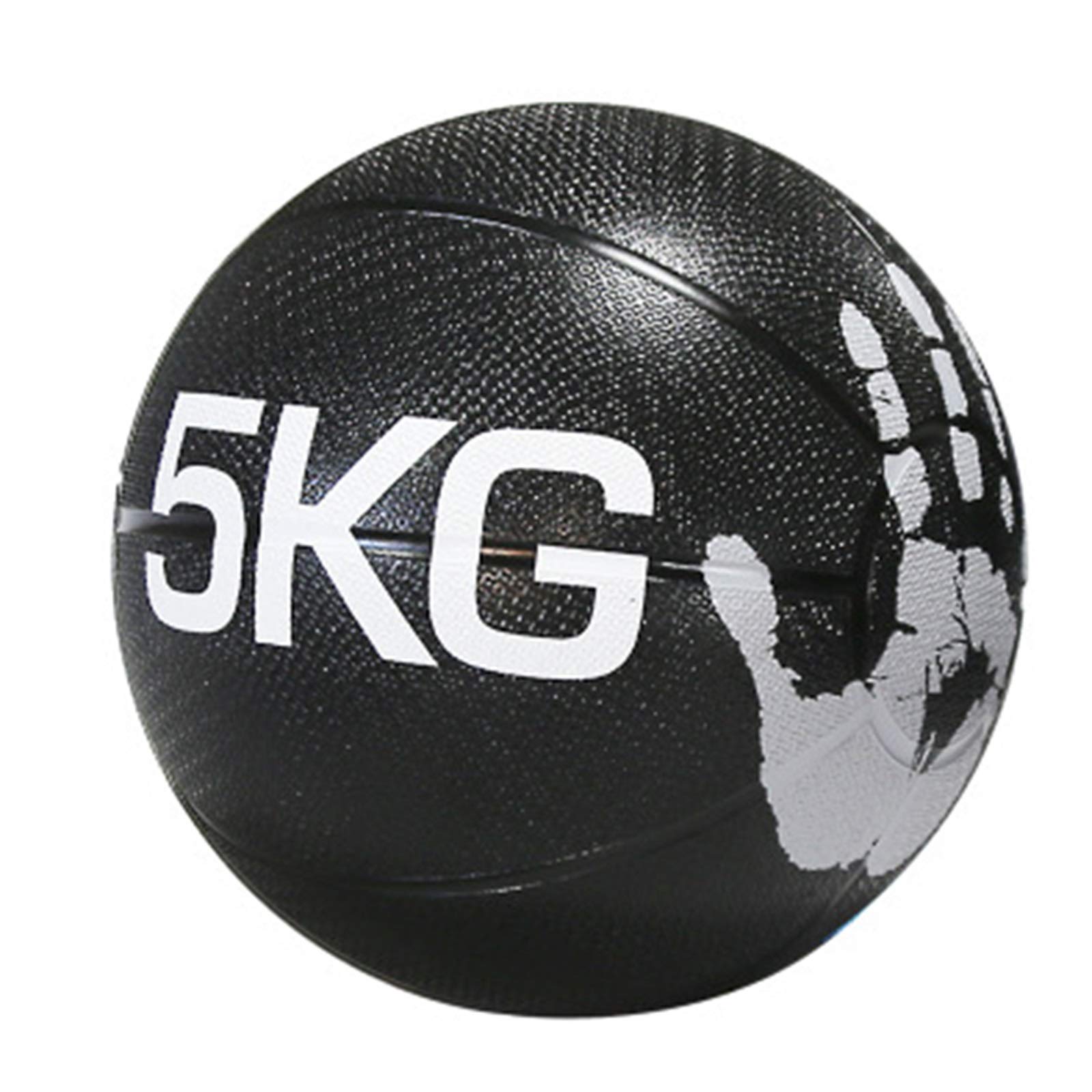 Pelota Medicinal Bola De La Bola De La Medicina De La Fitness De Goma, Bola De Entrenamiento De Equilibrio De Entrenamiento De Fuerza Profesional, 5kg / 11lbs