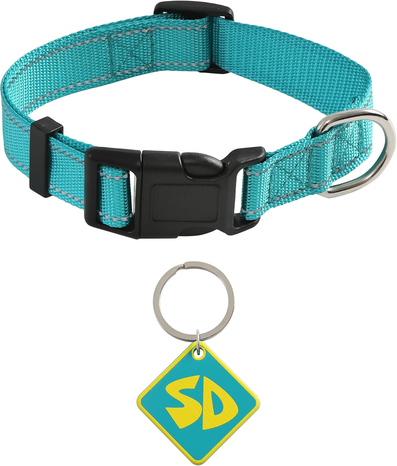 Dog Halloween Costume SD Tag with Nylon Adjustable Collar for Small Medium Large Puppy Funny Pet Cosplay Supplies M