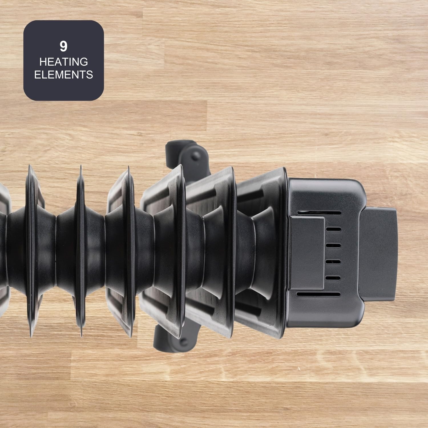 BLACK+DECKER BXRA1500E grzejnik olejowy, 1500 W, 2 stopnie ogrzewania, przełącznik wł./wył., 6 stopni, wytrzymały, elegancki design, czarny