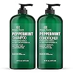 Botanic Hearth Peppermint Oil Shampoo And Conditioner Set | Hair Blooming Formula With Keratin | Fights Hair Loss | Sulfate Free For Men And Women | 16 Fl Oz X 2