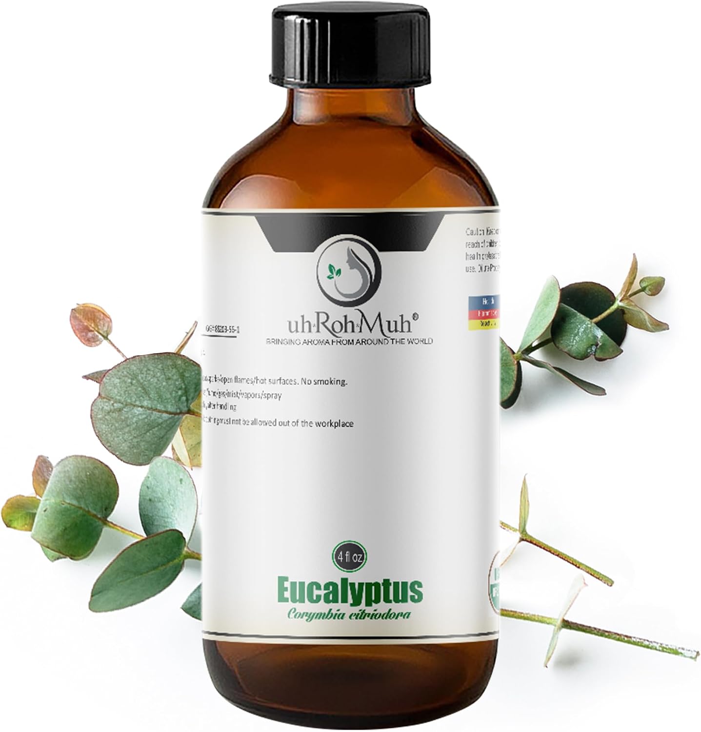 Organic Eucalyptus Citriodora Essential Oil - USDA Certified Essential Oil | 100% Pure and Natural - Premium Quality Essential Oil for Aromatherapy, Skin Care - Sourced from India 5ml