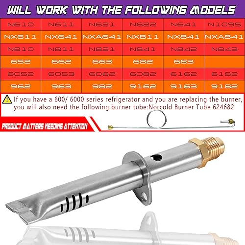 Miniatura 5 de Norcold 621957 - Montaje de orificio para quemador de refrigerador para N610, N611, N621, N622, N641, NX611, NX641, NX641, NXA641, N810