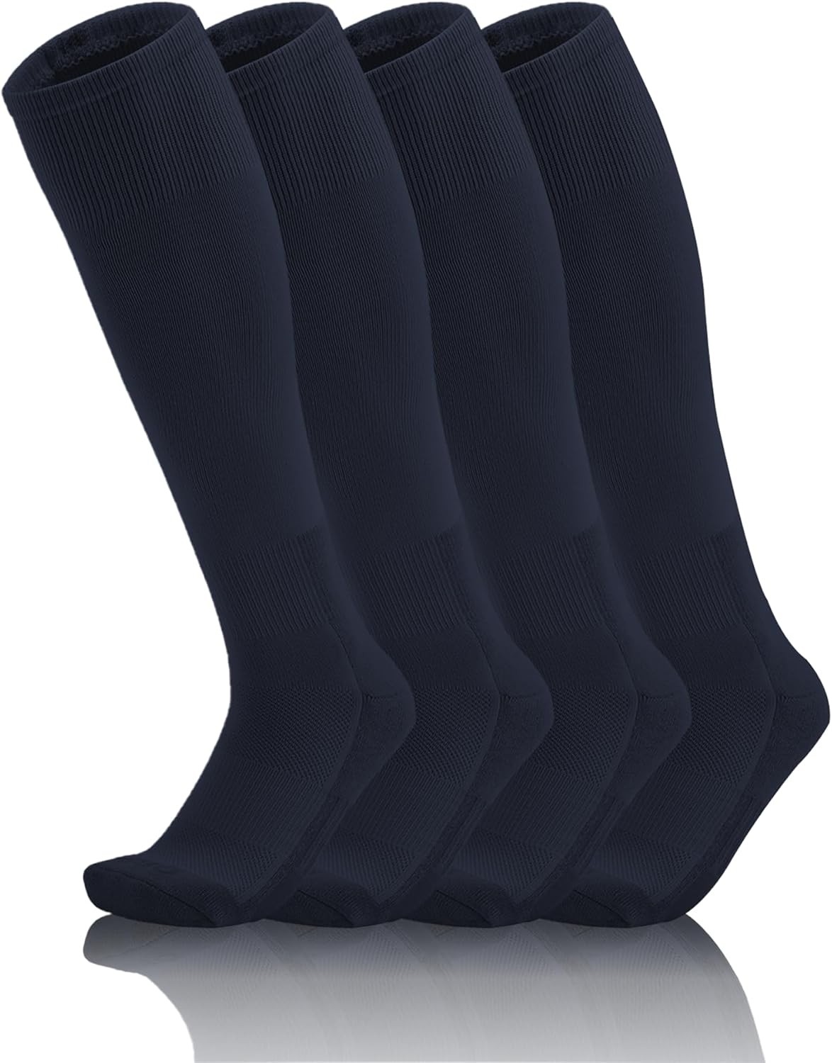 QBK 2T/3T/4T/5T To Youth Toddler Soccer Socks For Kids Boys And Girls