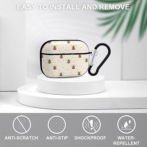Miniatura 6 de Compatible with Airpods Pro 2nd Generation Case Cover - Cute Coccinellidae Print Compatible with Airpods Pro Case Cover with Carabiner