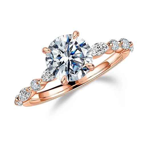 Dazzling Moissanite Engagement Ring