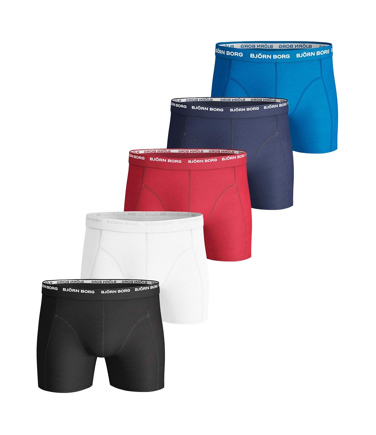 Bjorn Borg Cotton Underwear Men Pack of 5 Cotton Boxer Briefs for men