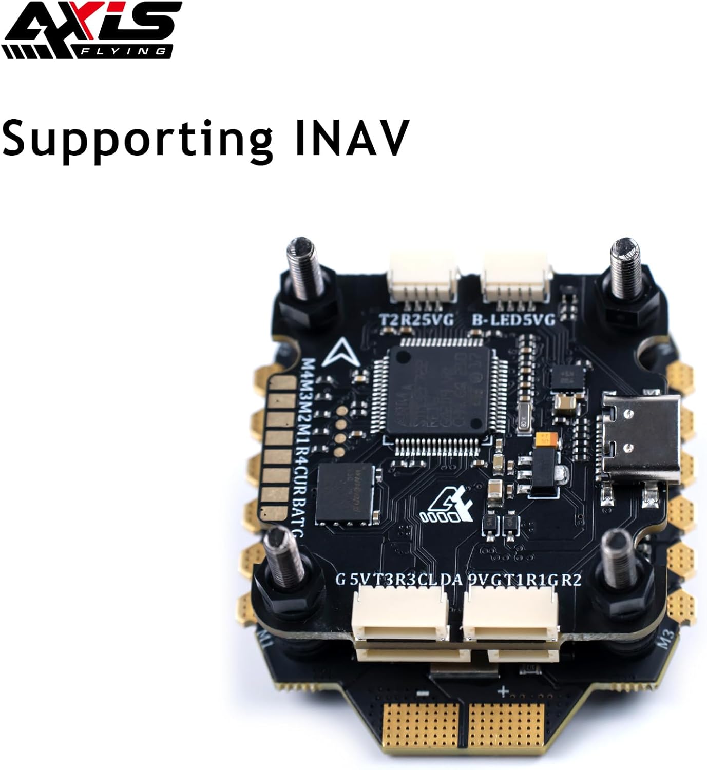 Axisflying Argus F722 Flight Controller Stack supporting INAV