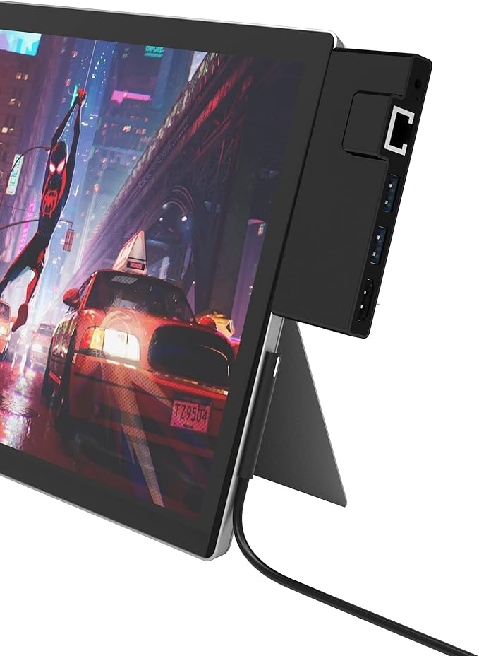 Surface Go/Go2/Go3 Hub, USB C Hub HDMI Adapter 5 in 1 Type C Hub with