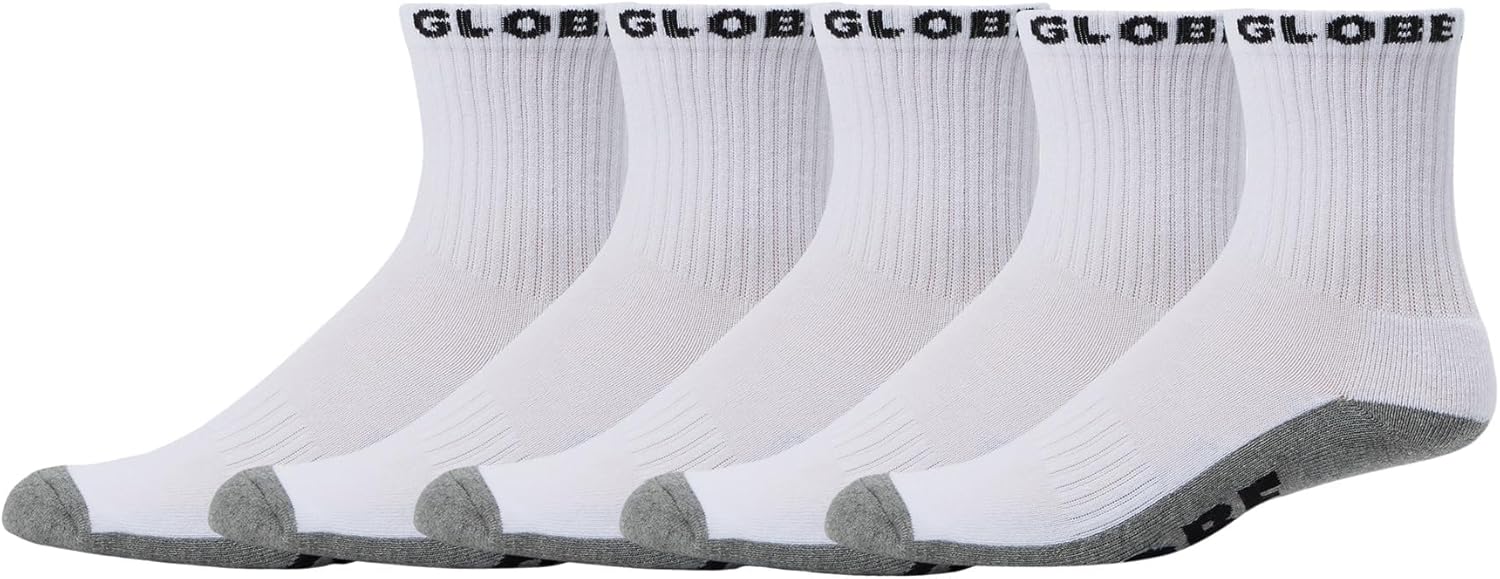 Globe Men's Quarter Sock (5-Pack)