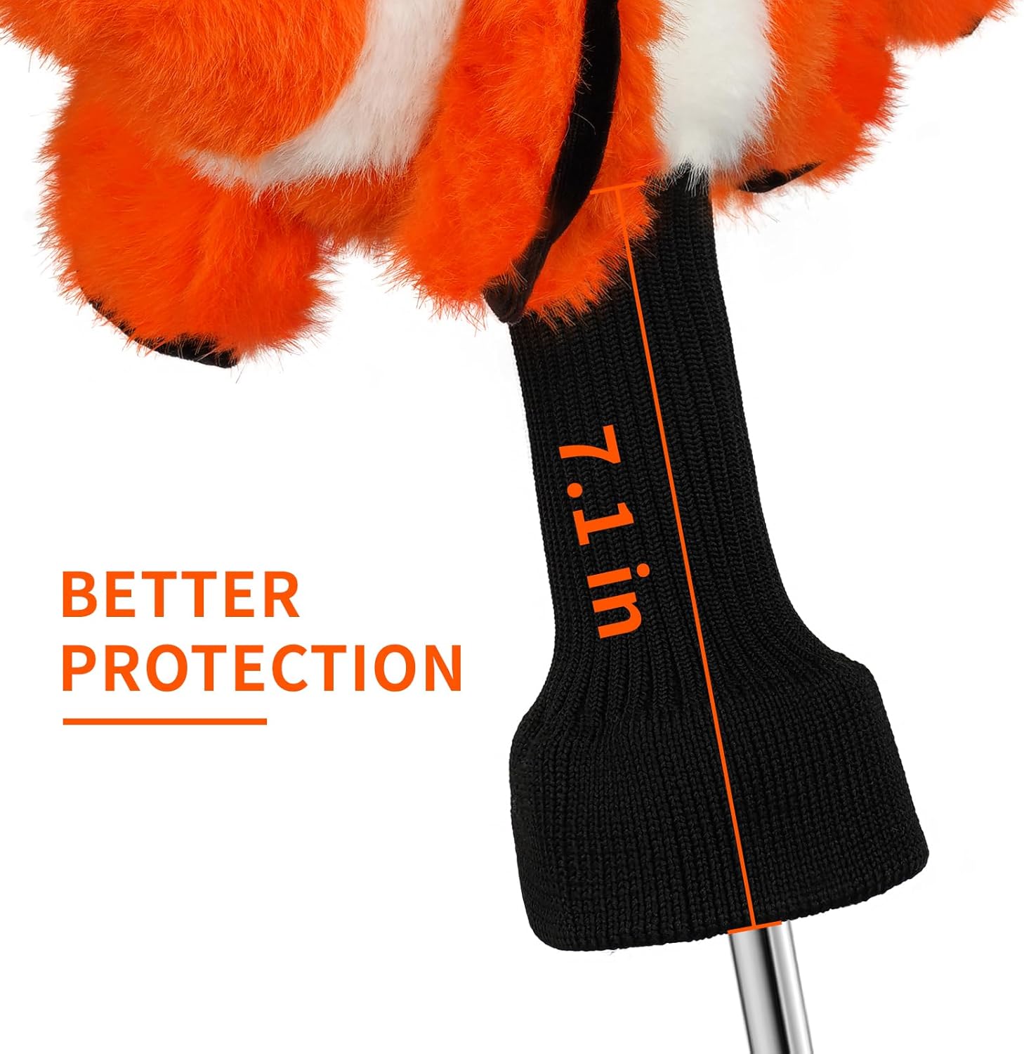 Golf Club Cover Driver Headcovers Funny Plush Animals Golf Headcover Driver Head Cover fits up to 460cc Driver Clube Head Golf Gift for Men Women Who Love Golf Also for Kids