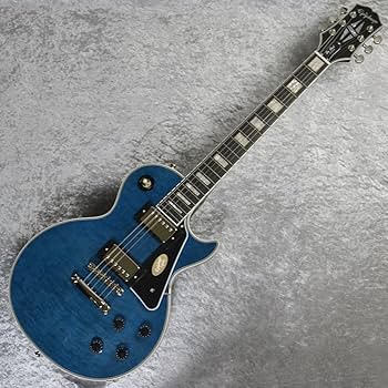 Amazon | Epiphone Les Paul Custom Quilt Viper Blue (バイパー