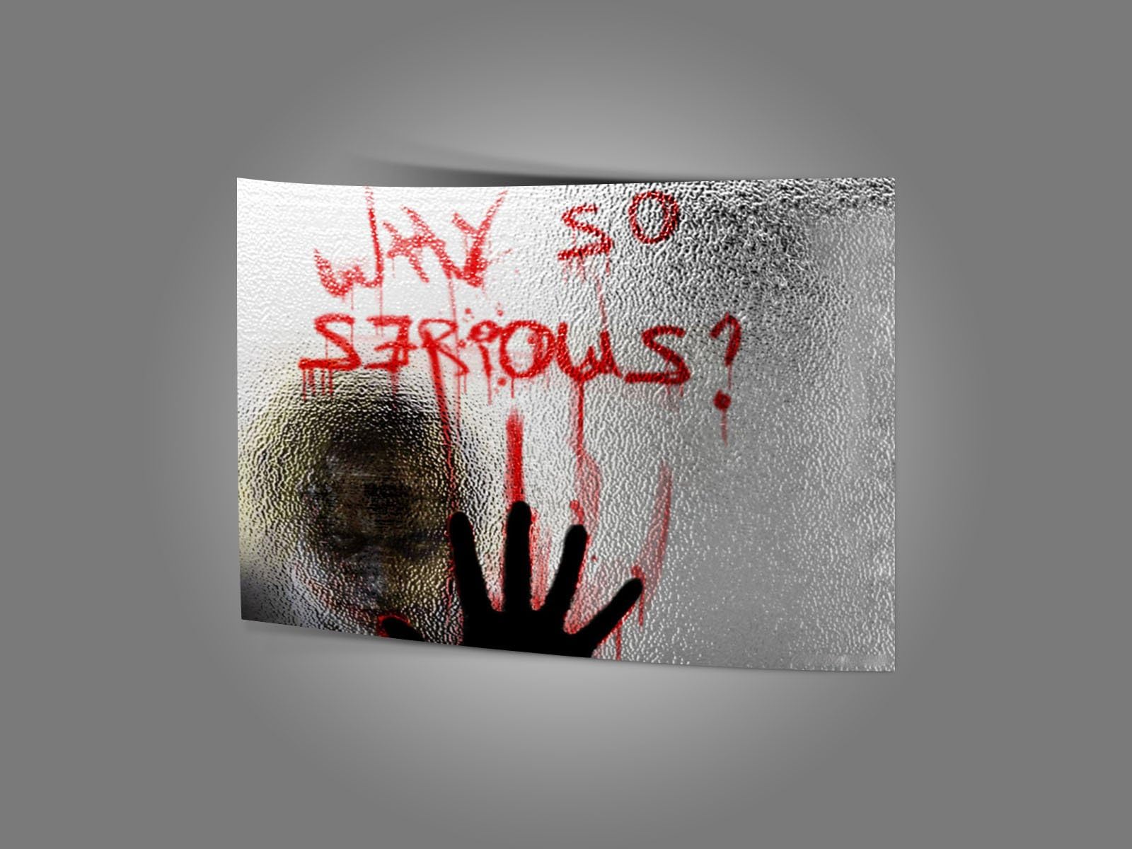 The Dark Knight - Joker Why So Serious Hollywood Movie Gallery Poster Art Picture Print