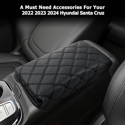 Miniatura 7 de LUWU - Funda para consola central para Hyundai Santa Cruz 2023 2024 2023 Santa Cruz 2023, accesorios de Santa Cruz, almohadilla de consola central,