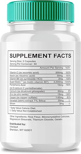 Miniatura 2 de Follixin Cápsulas de crecimiento del cabello, píldoras de suplemento de salud capilar Follixin, máxima fuerza, nutre el cabello Follixin, fortalece