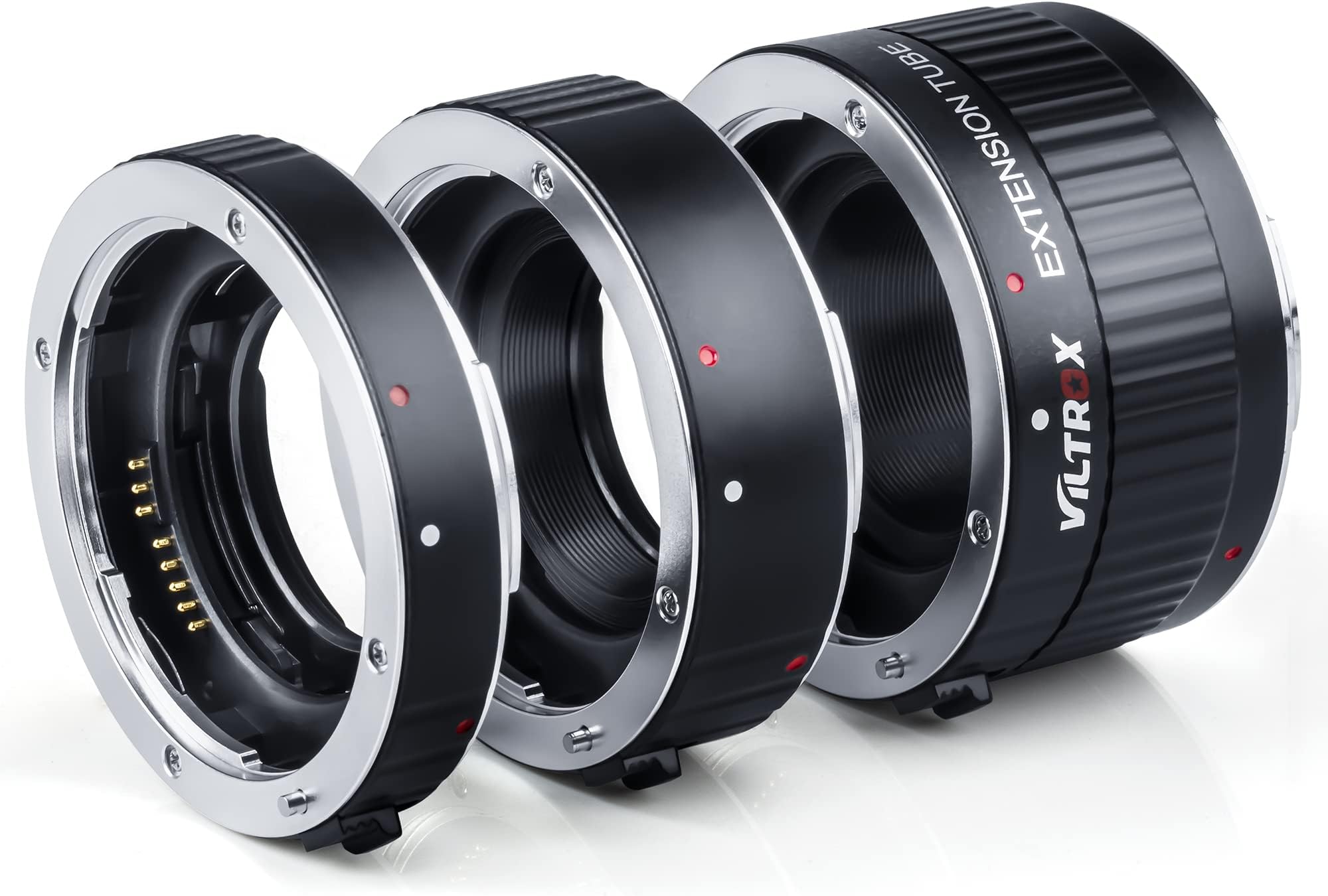 VILTROX DG-C Auto Focus Macro Extension Tube Set for Canon EOS EF & EF-S Mount 5D2 5D3 5D4 6D 7D 70D T7 T6i T5i