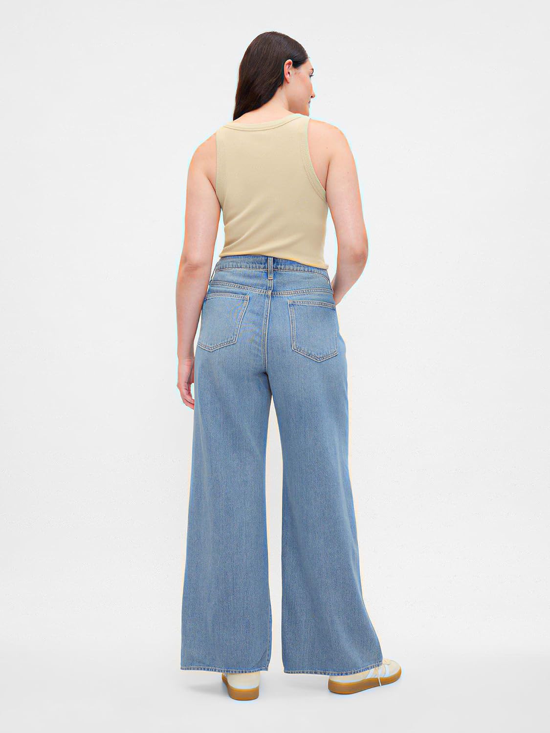 Gap Womens High Rise Wide Leg Jeans - Image 6