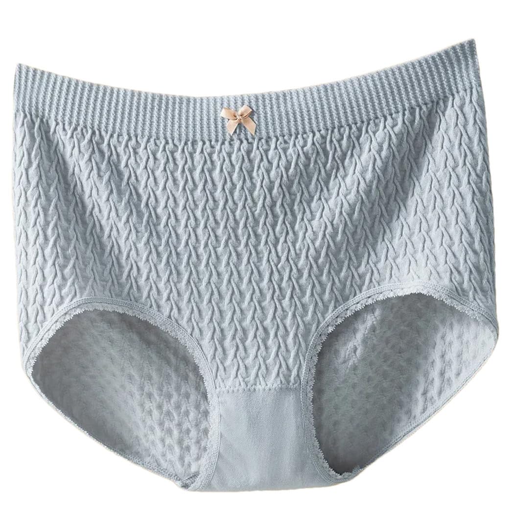 Mutandine da donna in cotone jacquard solido traspirante confortevole slip mutandine